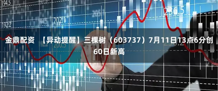 金鼎配资  【异动提醒】三棵树（603737）7月11日13点6分创60日新高