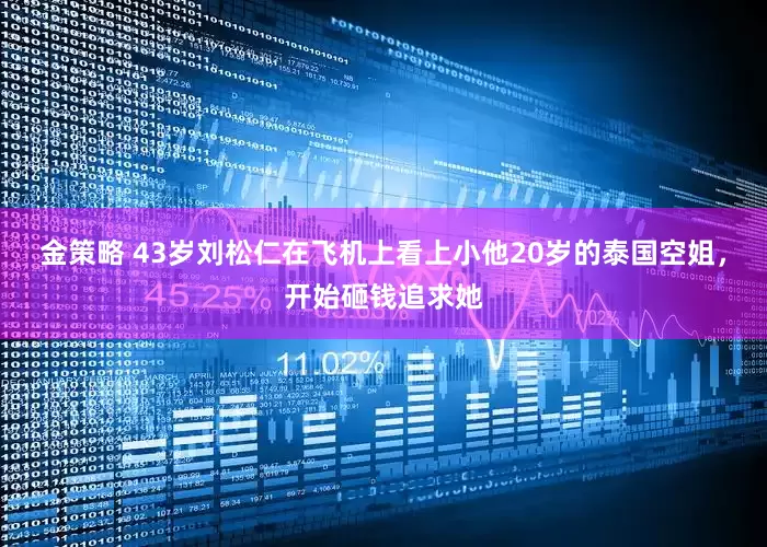 金策略 43岁刘松仁在飞机上看上小他20岁的泰国空姐，开始砸钱追求她